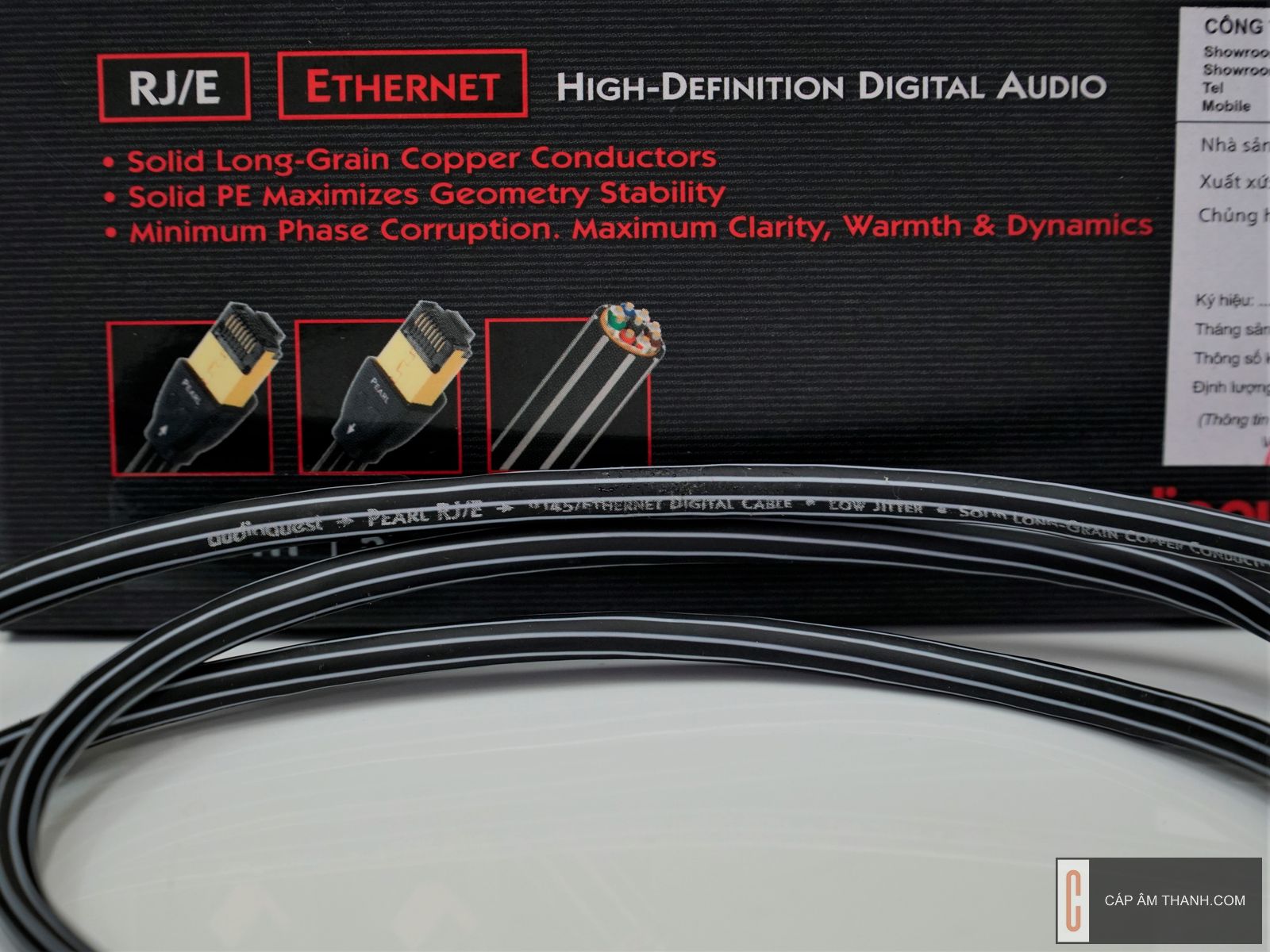 Ethernet RJ45 Audioquest Pearl RJ/E
